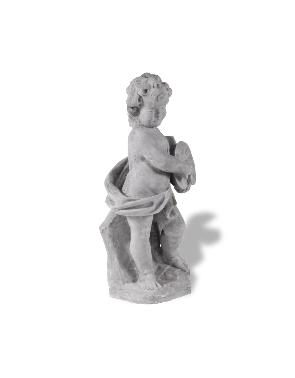 Cherub Painter Statue
