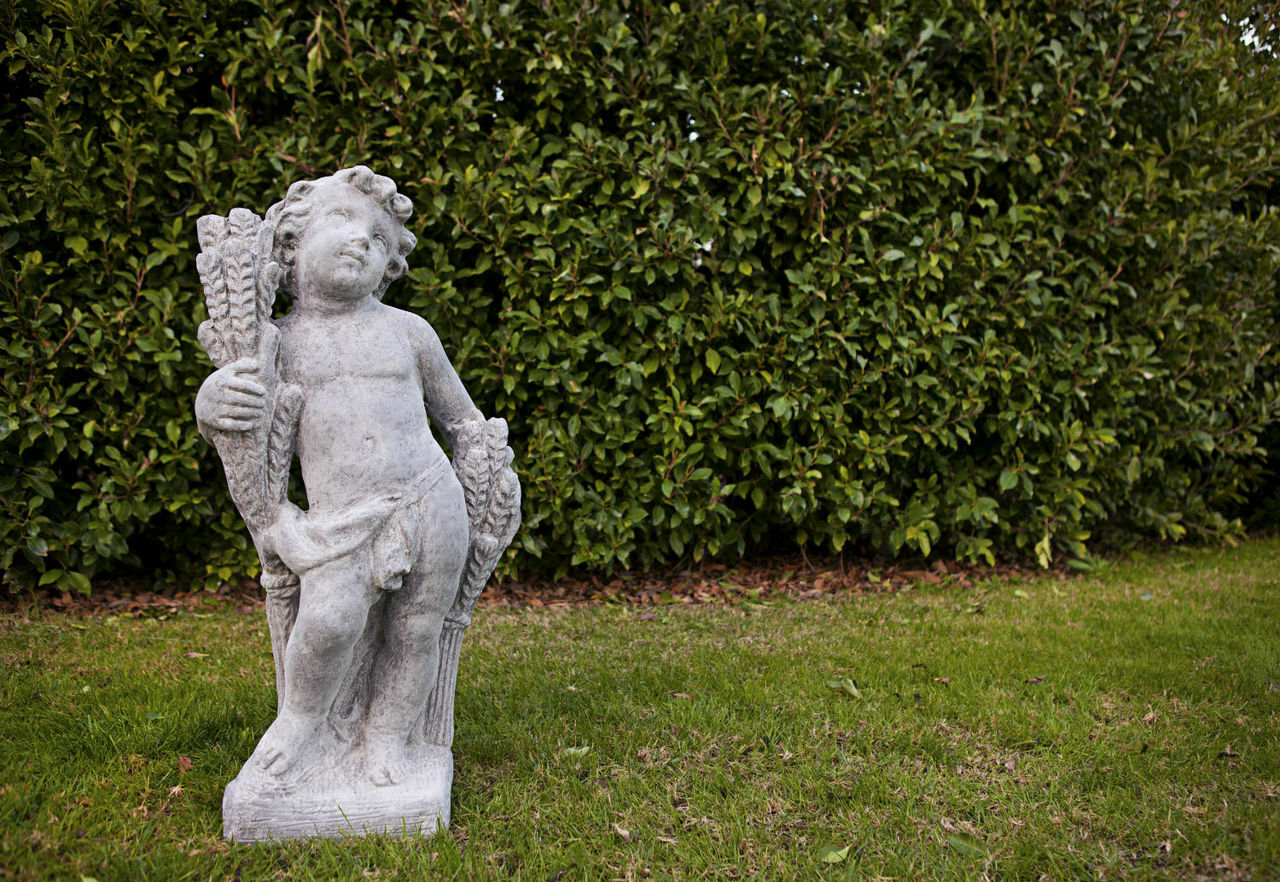 Fall Cherub Statue