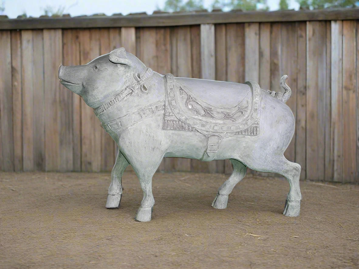 Carousel Pig Statue