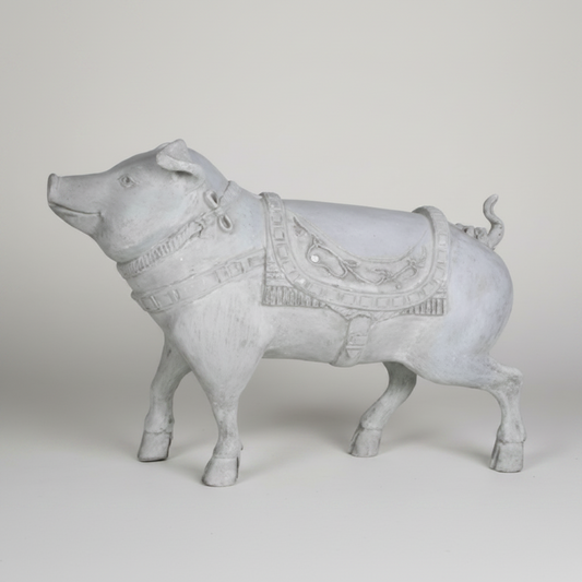 Carousel Pig Statue
