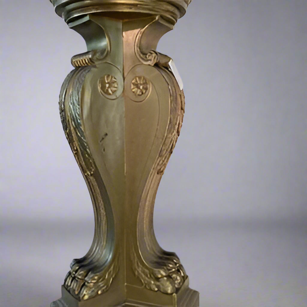 Scroll Lion Claw Pedestal