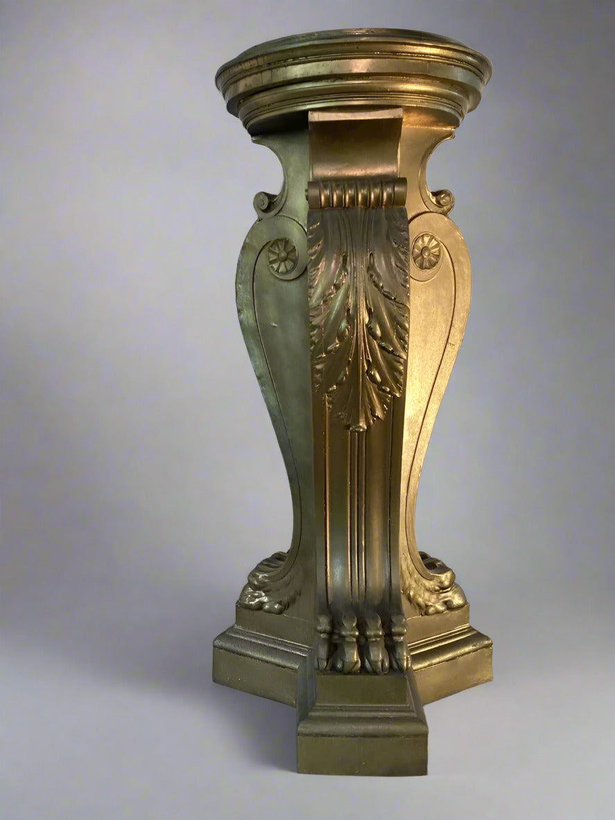 Scroll Lion Claw Pedestal