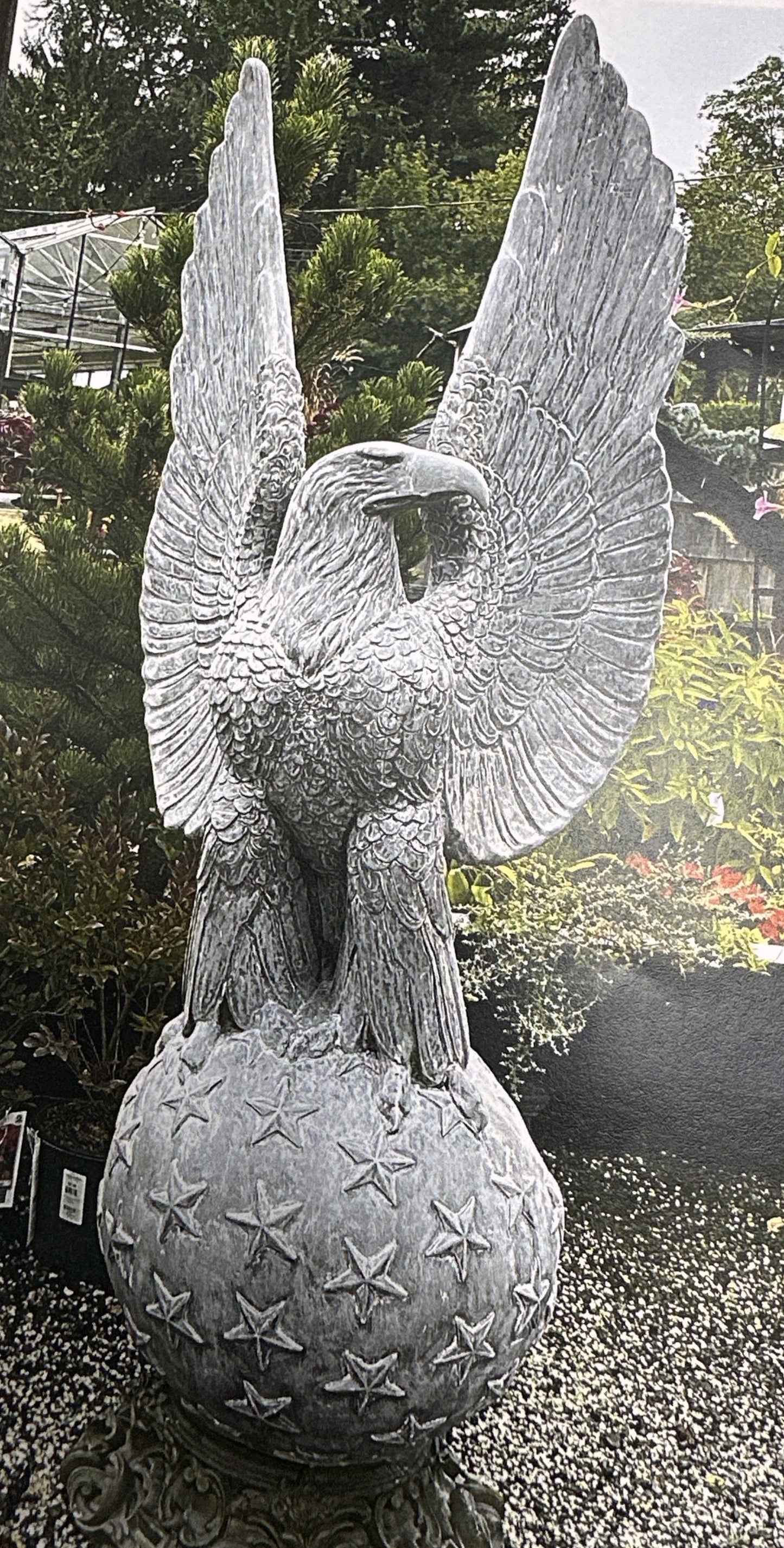 Eagle on Star Globe Right or Left Facing