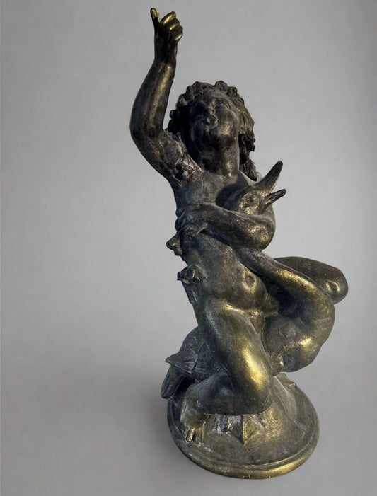 Cherub with Swan