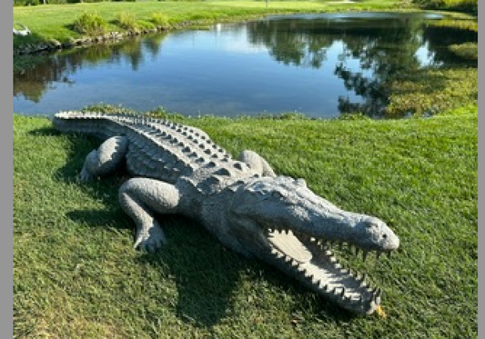 Alligator Statue