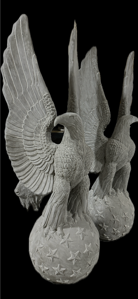 Eagle on Star Globe Right or Left Facing