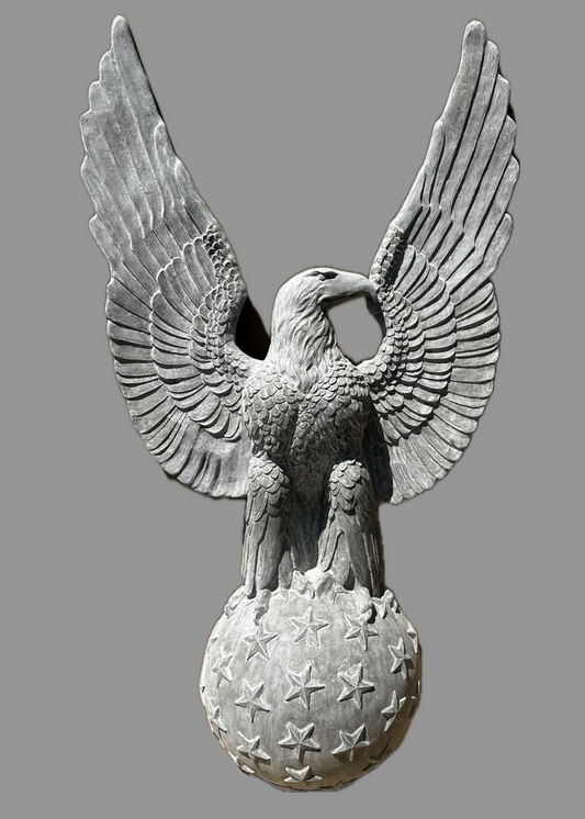 Eagle on the Star Ball PLAQUE (Flat Back) Right Facing