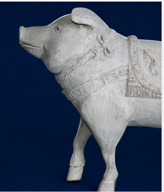 Carousel Pig Statue